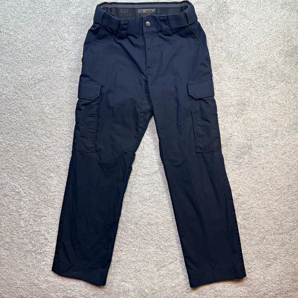 5.11 Tactical Pants Women Size 4 Black Navy Cargo Utility Work Uniform Outdoor